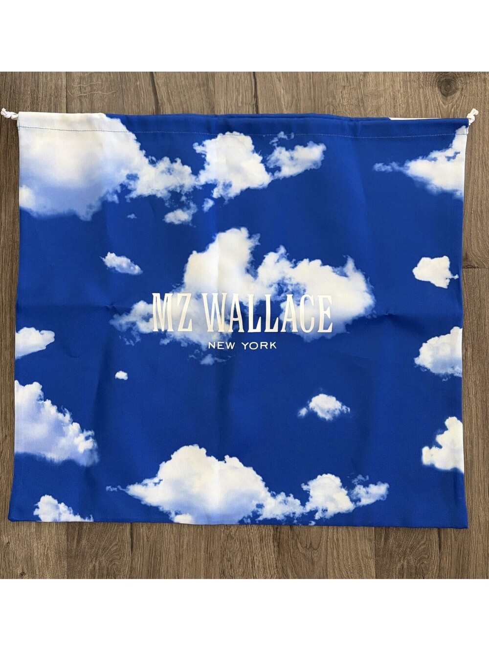 MZ Wallace Purse Big Dust Bag Travel Storage Clouds And Sky 20x22 Drawstring